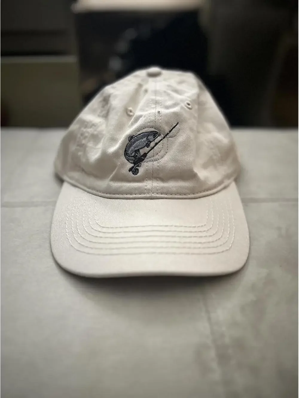 Women's Cream and Tan Hat